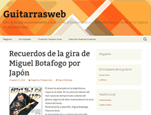 Tablet Screenshot of guitarrasweb.com